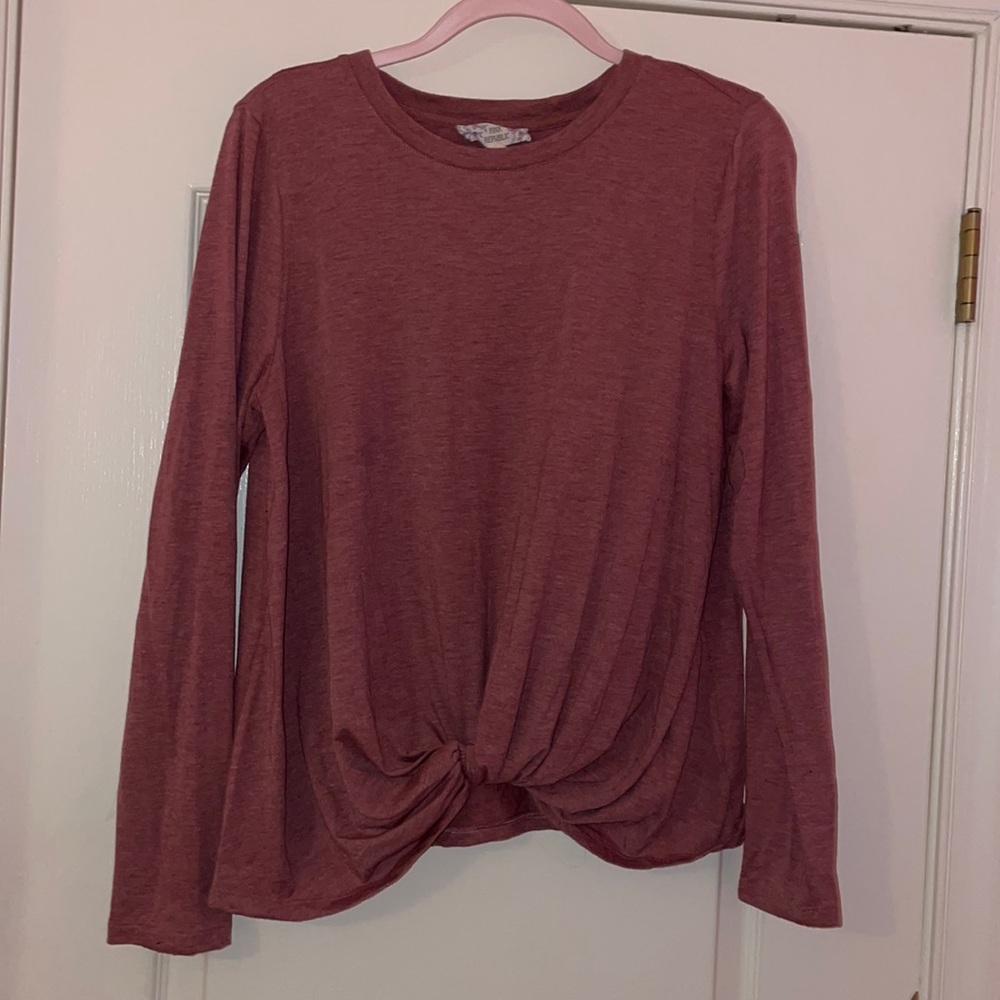 Pink Republic size XL pink knot top